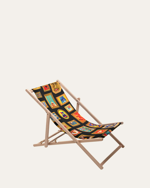 x TOILETPAPER Magazine Frames Indoor/Outdoor Folding Deck Chair